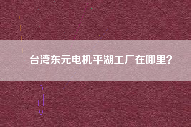 臺灣東元電機平湖工廠在哪里？